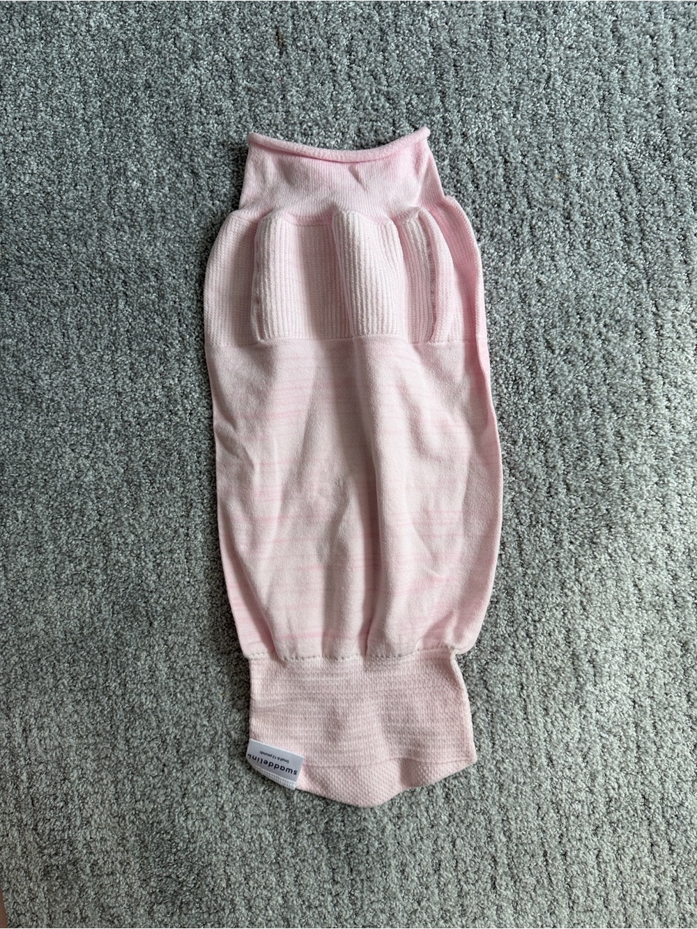 NWOT Swaddelini Pink Baby Sleep Sack Swaddle - Soft Knit Sleeper - Picture 4 of 6